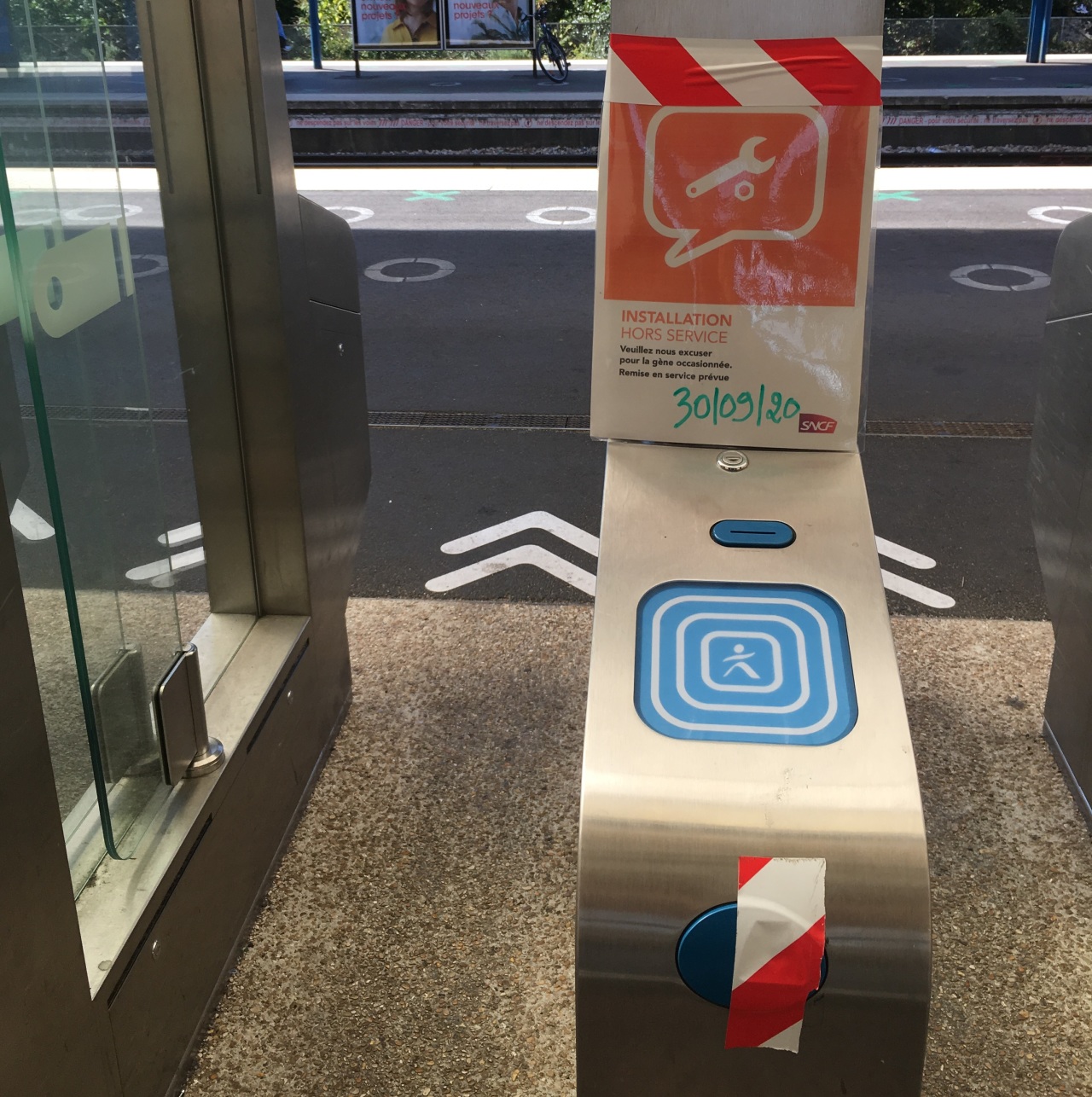 Les portiques de la gare de Meaux devraient fonctionner dans quelques jours.